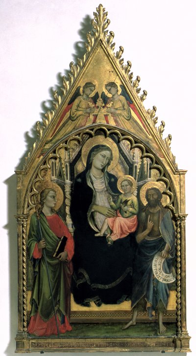 Madonna col Bambino con San Filippo e San Giovanni Battista da Mariotto di Nardo